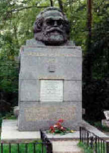 Marx's gravesite, Highgate Cemetary, London